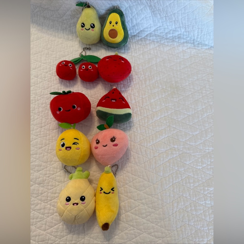 Fruit Friends Plush Toy Set